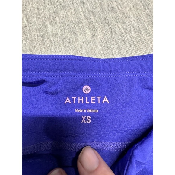 ATHLETA Purple Cropped Leggings ~ Size XS - Picture 4 of 10